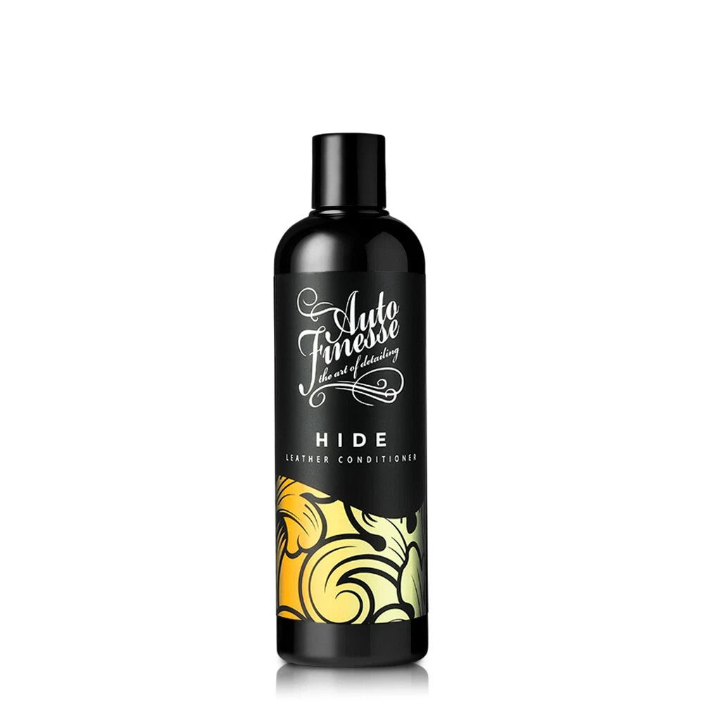 Auto Finesse Hide Leather Conditioner 500ml Leaves a factory fresh finish