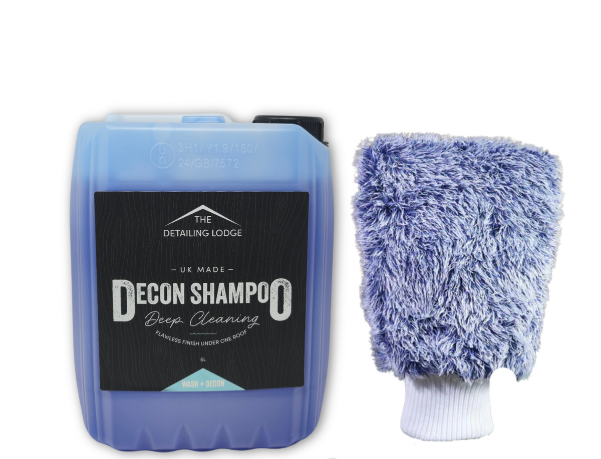 The Detailing Lodge Decon Shampoo 5L + Premium Silk Touch Microfibre Wash Mitt