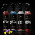 4 × 250 ml Designer Inspired Air Fresheners Set – Premium Long Lasting Fragrance