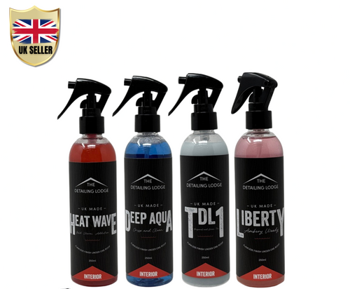 4 × 250 ml Designer Inspired Air Fresheners Set – Premium Long Lasting Fragrance