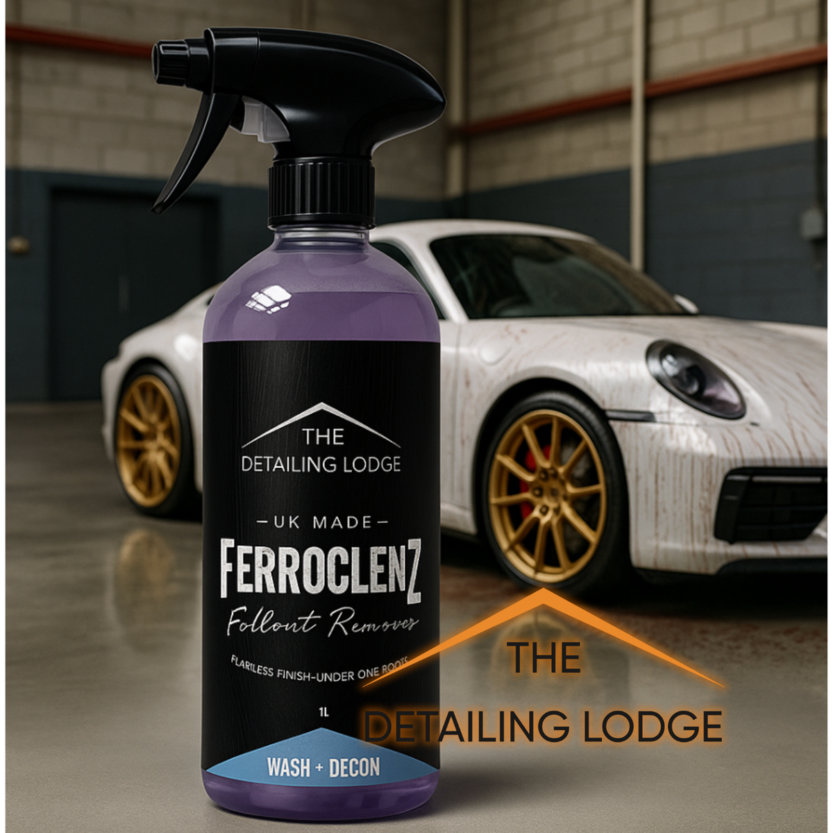 Iron Fallout Remover FerroClenz 1 LITRE - UK MADE - The Detailing Lodge