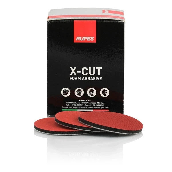Rupes X-Cut Foam Abrasive Discs 125mm P3000 - 20 Pack