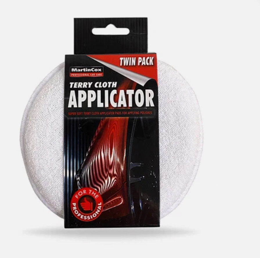Martin Cox MOGG22 Twin Pack Terry Cloth Applicators – Perfect Wax & Polish Pads