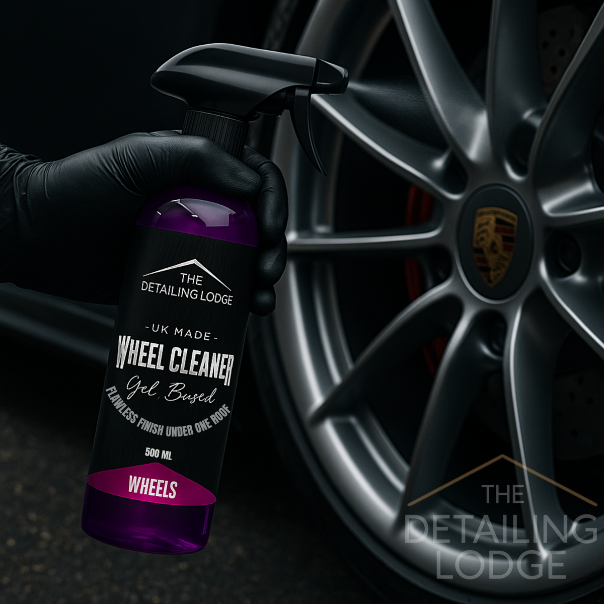 Gel Alloy Wheel Cleaner – Heavy Duty Brake Dust & Dirt Remover 500ml | UK Made
