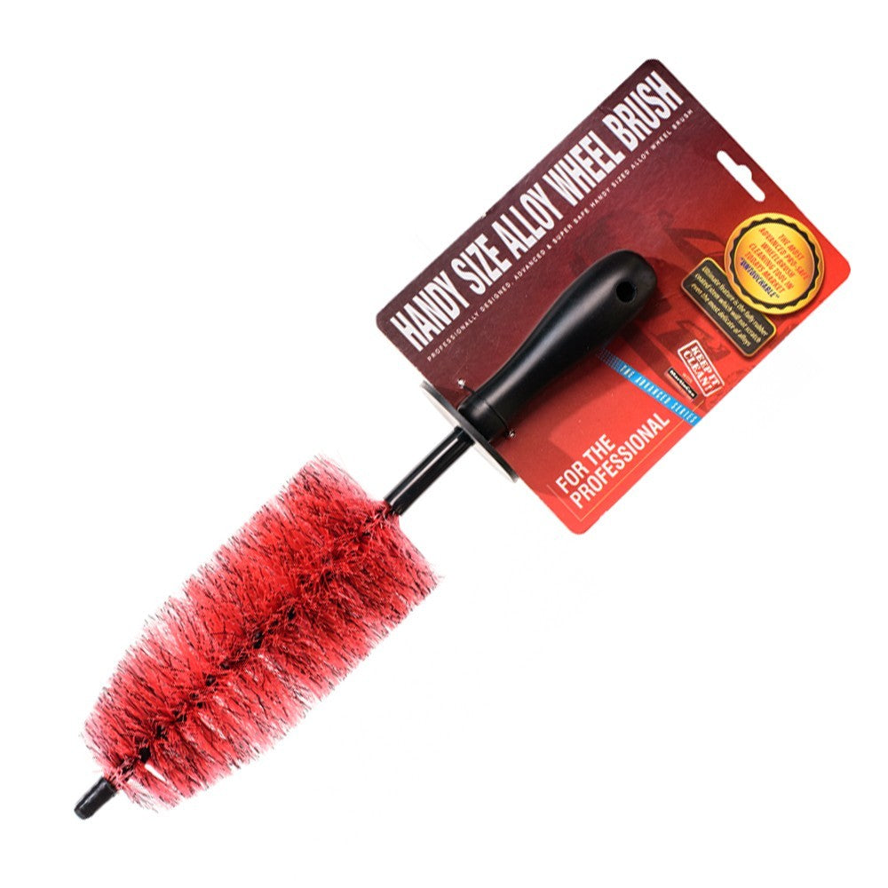 Martin Cox MOGG157 Small Red Wheel Brush – Soft Bristles Detail Spoke Cleaner