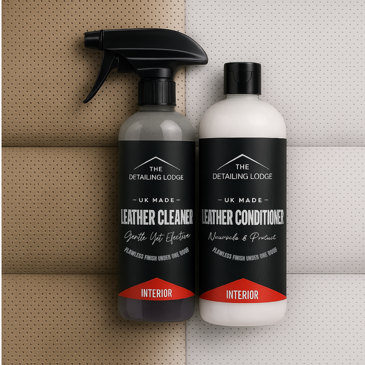 Car Leather Care Kit – Safe Cleaner & Conditioner Bundle - Great for all Leather
