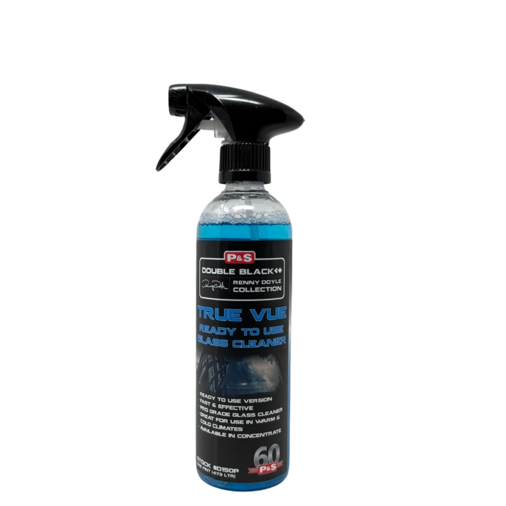 P&S True Vue Glass Cleaner 473ml 3.78L – Streak Free Professional Finish