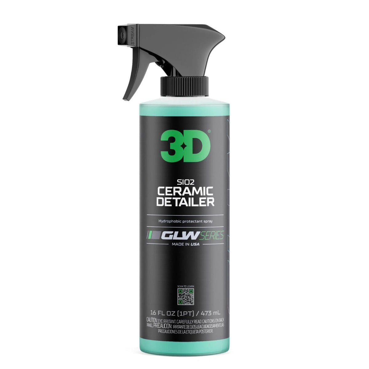 3D Car Care GLW Series SiO2 Ceramic Detailer Protectant Sealant Detailing 473ml