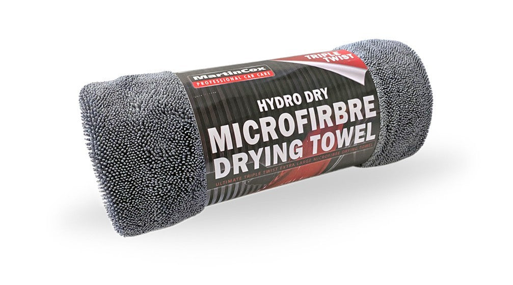 Martin Cox MOGG210 Grey Drying Towel – Twist Loop Microfibre 90x75cm Pro Grade