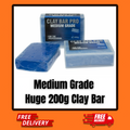 Medium Blue Clay Bar 200g – Paint Decontamination Detailing Clay Smooth Finish