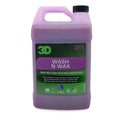 3D Car Care Wash N Wax Car Wash Soap Wax High Foam Easy Deep Cleaning 3.78L 1GAL