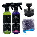 Detailing Wheel Cleaning Kit 500ml - Wheel Cleaner + Tyre Dressing & Accessories