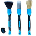 Set of 3 Specialist Detailing Brushes – For Cleaning Car Vents/ Dash/ Wheels