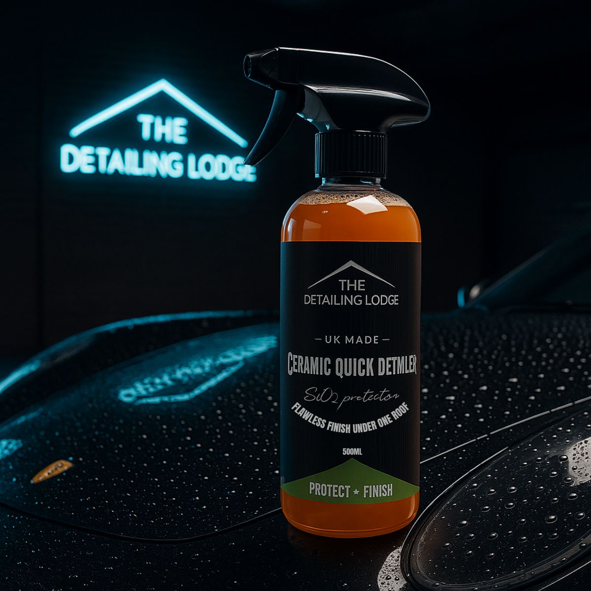 The Detailing Lodge Ceramic Quick Detailer 500ml | SiO2 Gloss Spray Sealant UK