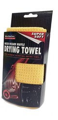 Large Microfibre Waffle Drying Towel -  56 x 76 cm - Works Great on Glass ✨